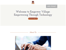 Tablet Screenshot of empowervillage.org